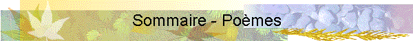Sommaire - Pomes