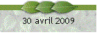 30 avril 2009