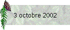 3 octobre 2002